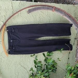Vintage Black Style & Co Cotton Pants 10 Petite